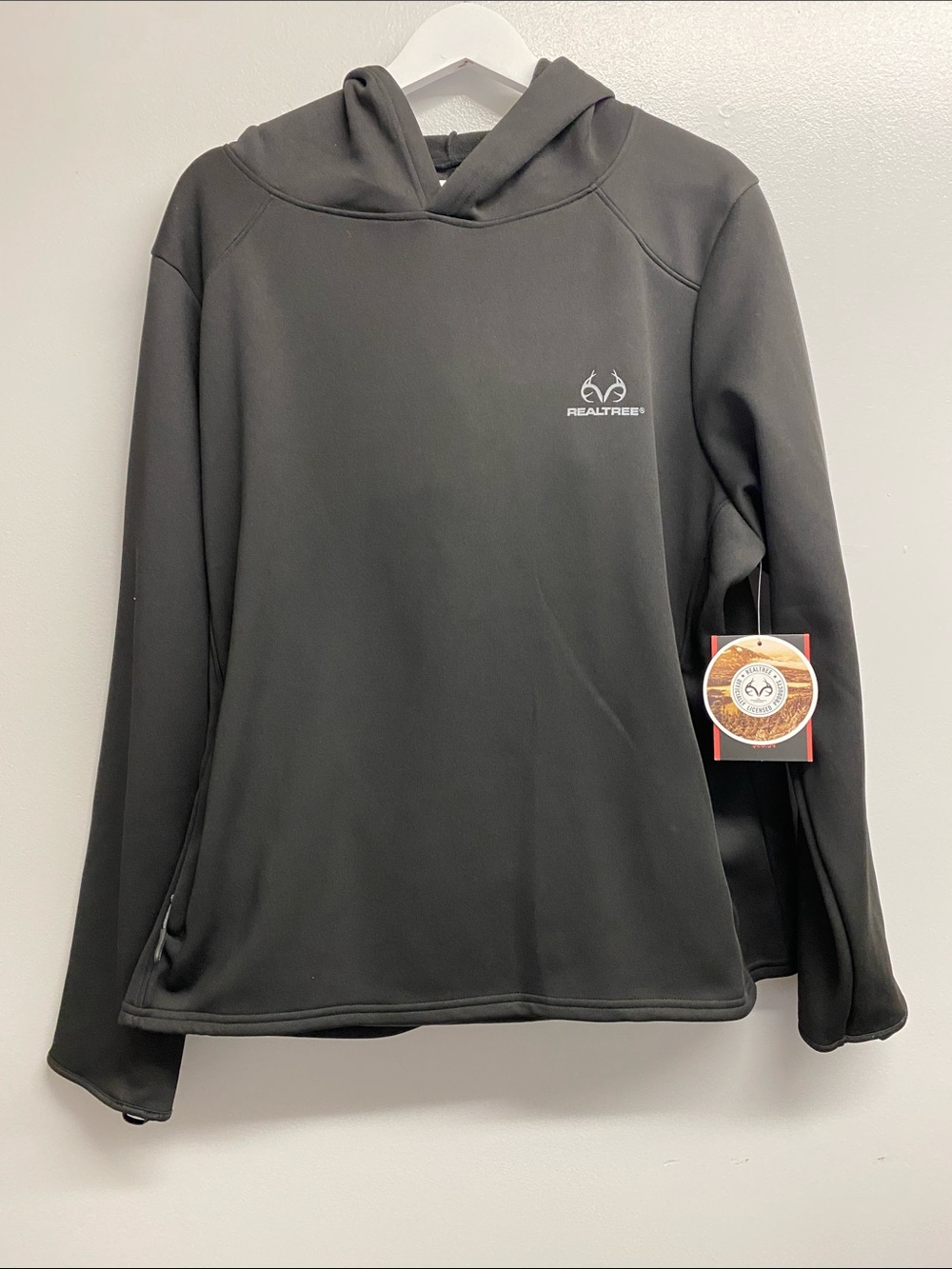 Realtree Black Slim-Fit Hooded Pullover